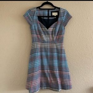 MOULINETTE SOEURS Multicolor Finely Plaid Dress 2P